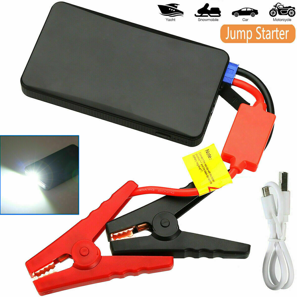 🔥NEW!!🔥Portable Mini Slim 20000mAh Car Jump Starter Engine Battery Charger Power Bank