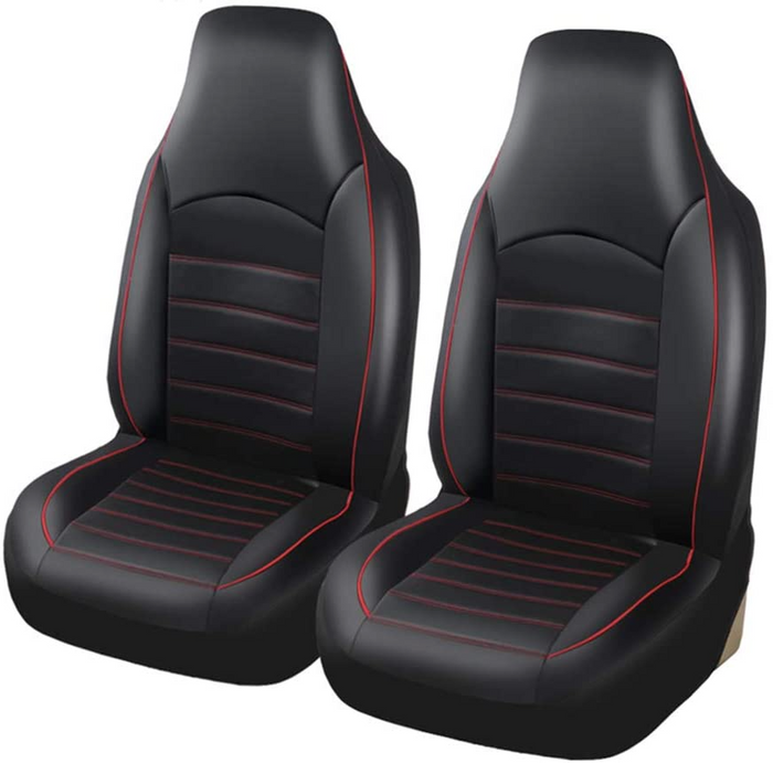 Universal Fit PU Leather Front Car Seat Covers