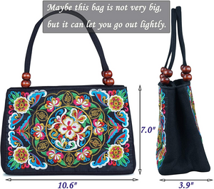 Double-Sided Embroidery Totes Bag