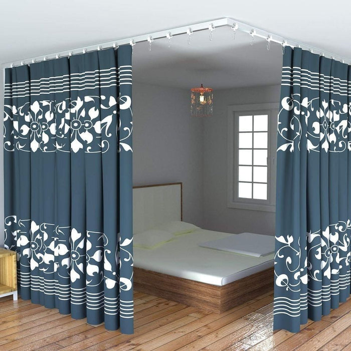 💯NEW❗ Ceiling Curtain Track Bendable Mount Rail Bunk Bed Bay Window Room Divider 3m/9.8ft