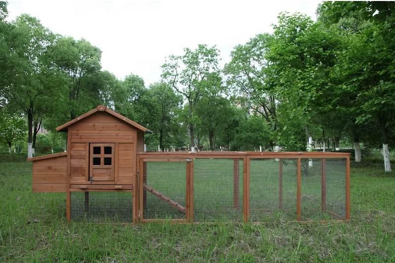 *NEW* Large Wooden Chicken Coop W/ Run and Nesting Box