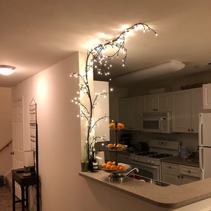 Artificial Plants Flowers Tree Willow Vine Lights