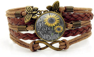 Sunflower Bracelet for Gift To Her, Mom, Sister, Holiday
