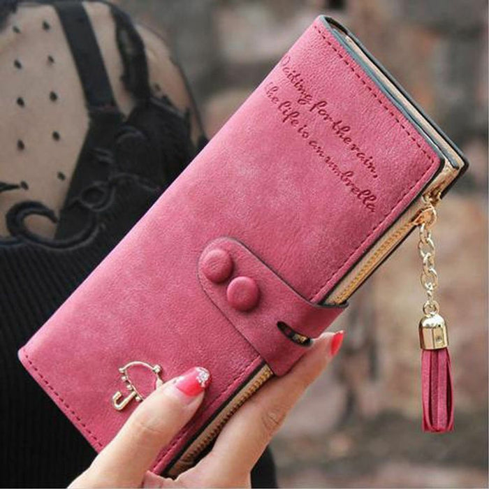 Women Lady Long Leather Wallet ID Card Cash Phone Holder Large Capacity Purse US