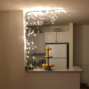 Artificial Plants Flowers Tree Willow Vine Lights