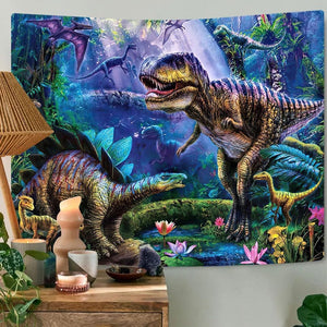 Dinosaur Tapestry for Boys Room Decor-60 x 40