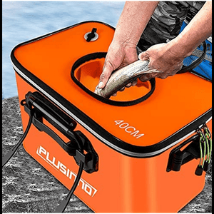 Fishing Bucket, Foldable Fishing Bait Bucket, Multifunctional Portable