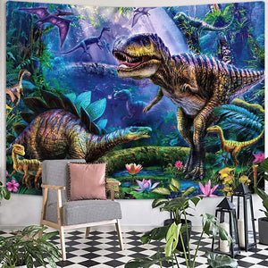 Dinosaur Tapestry for Boys Room Decor-60 x 40