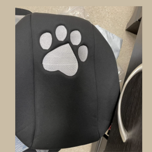 Dog Paw Center Console Armrest Pad Cover