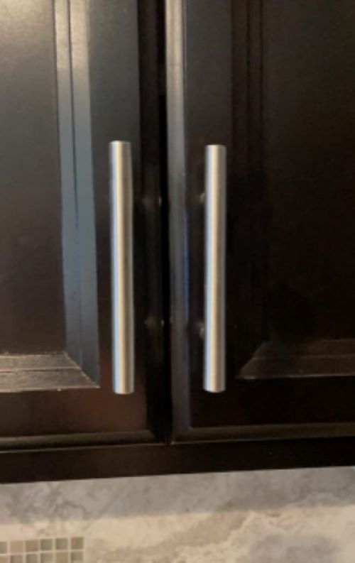 30pcs Cabinet Pulls Brushed Nickel Kitchen Cupboard Handles 5 Inch Length 3 Inch Hole Center Drawer