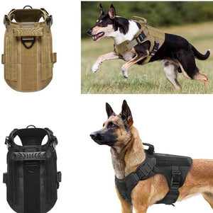 Tactical Dog Harness Dog black size XL