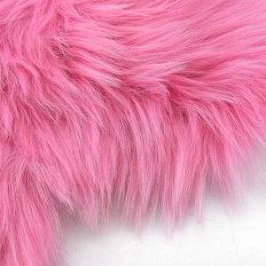 💯Pink Plush Heart Shaped Carpet Non-Slip Fluffy Rug Mat For Home Decor
