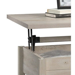 Cute Farmhouse LiftTop Coffee Table With Hidden Storage And Bottom Shelf, Large Bottom Shelf, NEW