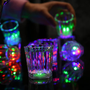 Set of 24 Party Favors Adults Shot Cups for Party LED Flash Light Up Drinking Glasses for Birthday