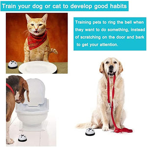 2 Pack Dog Bell for Door Potty Training, Pet Bells for Dogs to Ring to Go Outside,