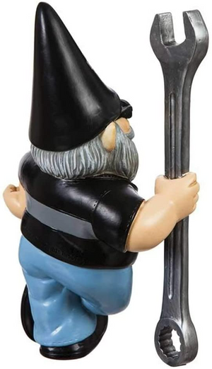 Harley Davidson Mechanic Garden Gnome