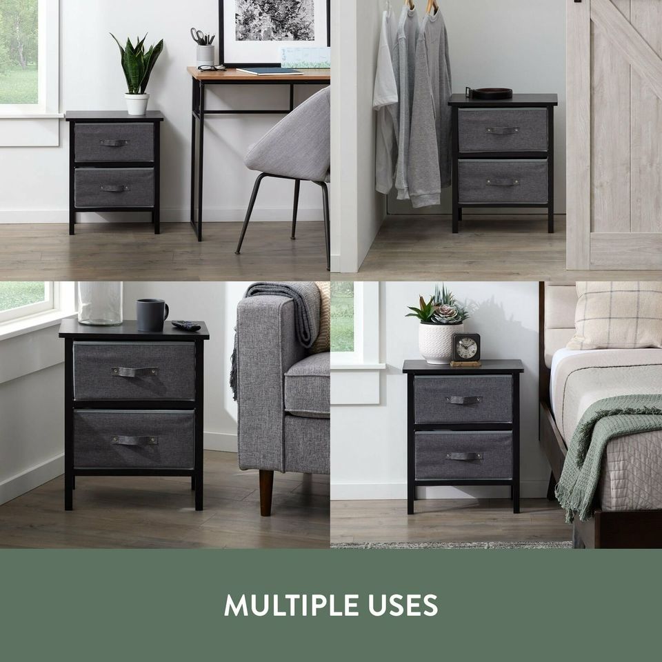 🥇*NEW* Edenbrook 2 Drawer Dresser/Storage Organizer - Bedroom Furniture Storage