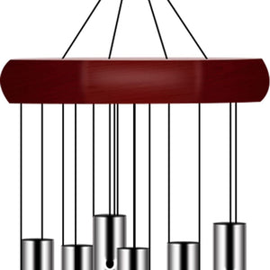 �Memorial Sympathy Large Deep Tone Outdoor Wind Chimes with 6 Tuned Tubes Garden Patio Balcony