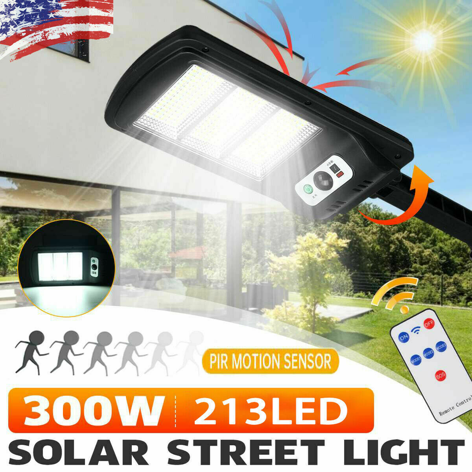 🔥50% DISCOUNT SALE🔥600W LED Solar Wall Light Motion Sensor Outdoor Garden Security Street Lamp USA