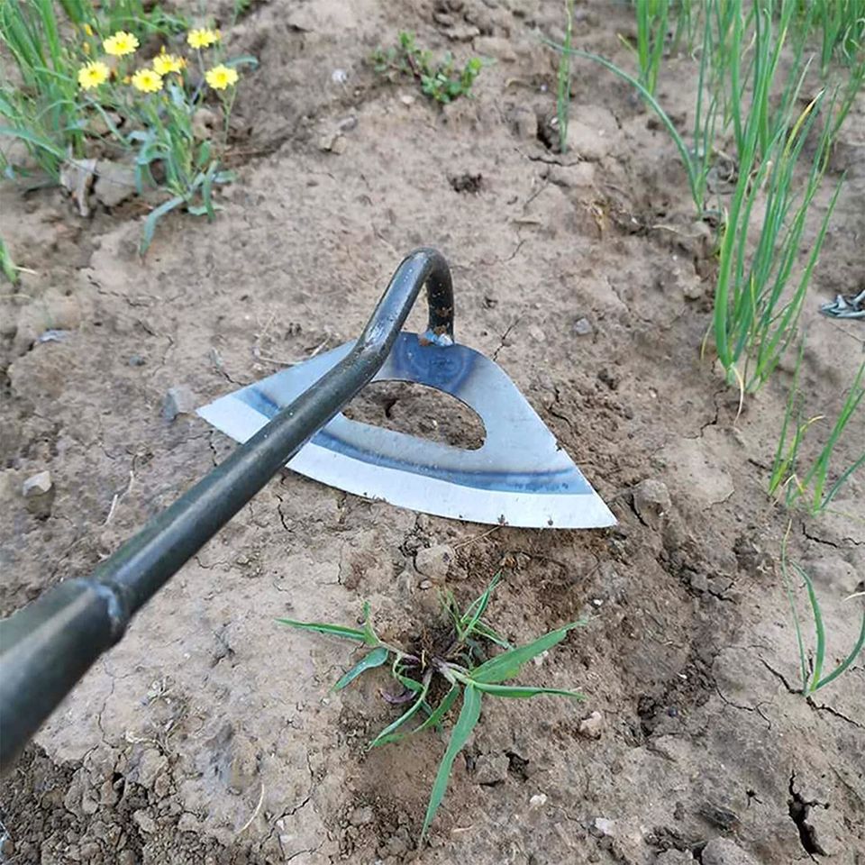 🏷️LOWEST PRICE🙀2 Pieces Durable All-Steel Gardening Hand Tools Hoe