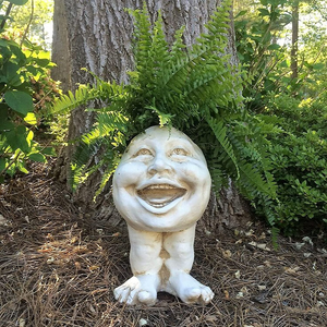 Unique Funny Face Planters Pots for Indoor Outdoor