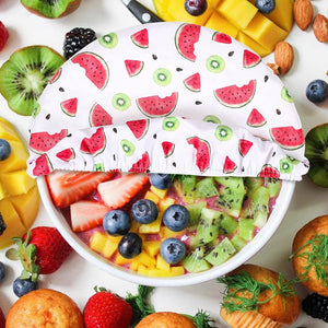 Elastic Food Storage Covers 10 Pieces (Summer Style) Bowl Covers