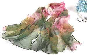 Floral Pattern Scarf Shawl