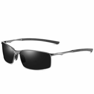 Aluminium HD Polarized Photochromic Sunglasses Men Driving Chameleon Sun Glasses