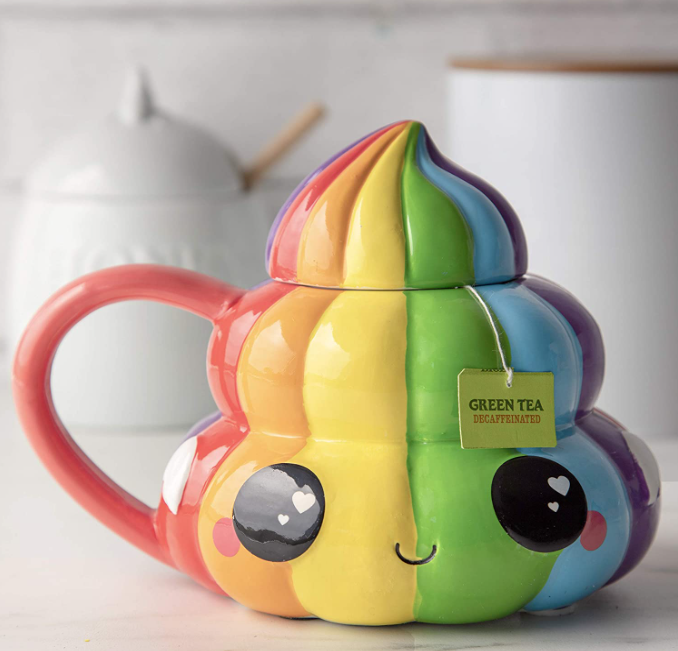 🫖SALE🫖 Rainbow Emoji Ceramic Coffee Mug, 20oz