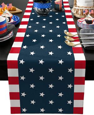 American Flag Table Runner