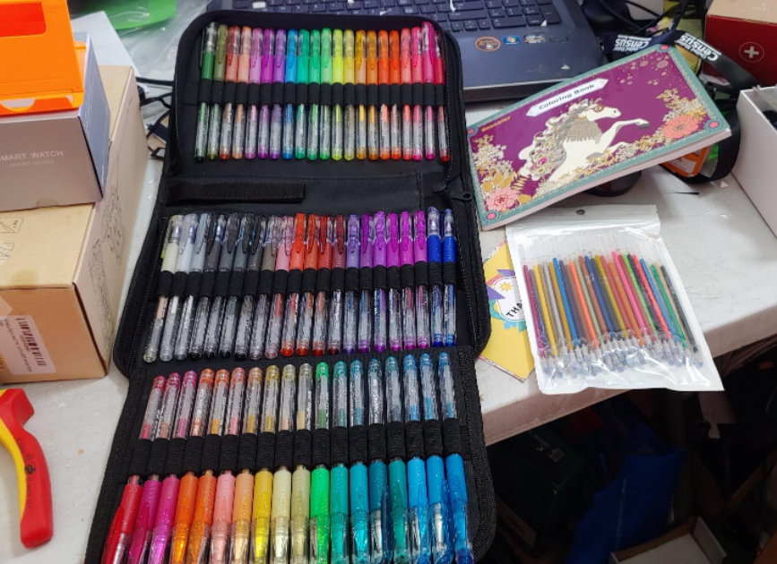 ✏️New💕 120 Pack Glitter Gel Pens for Adult, Artist Supplies