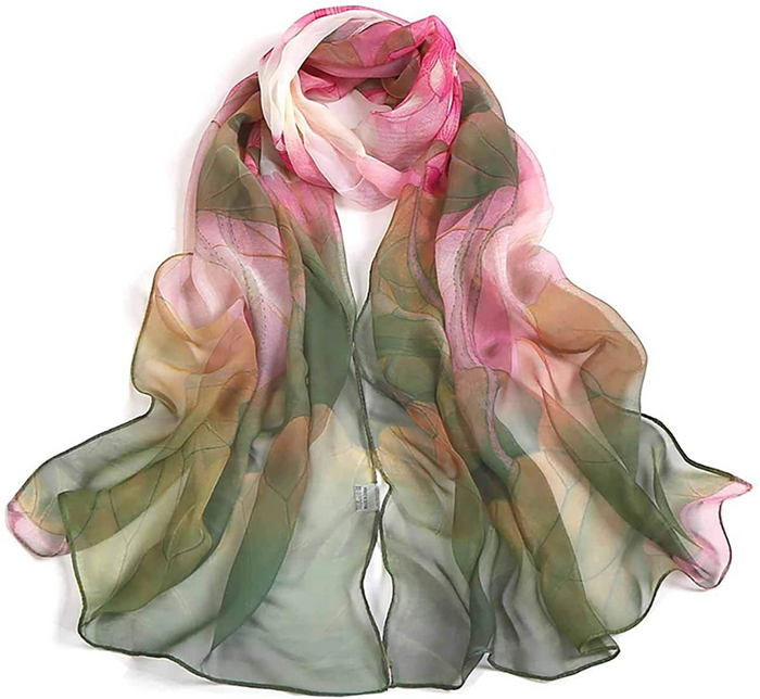Floral Pattern Scarf Shawl