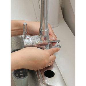 💯NEW❗ SALE - Kitchen Organizer Sink Caddy Basket Dish Cleaning Sponge Holder Soap Dispenser