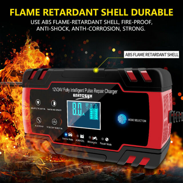 12/24V Car Jump Starter Booster Jumper Box Power Bank Battery Charger Portable