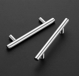 30pcs Cabinet Pulls Brushed Nickel Kitchen Cupboard Handles 6 Inch Length 3.75" Hole Center Drawer