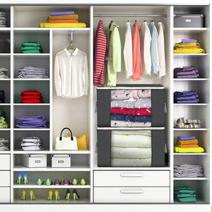 CLEARANCE!! 4-Pack 90L Extra Large Capacity Storage Bins with Clear Window, Closet Organizer