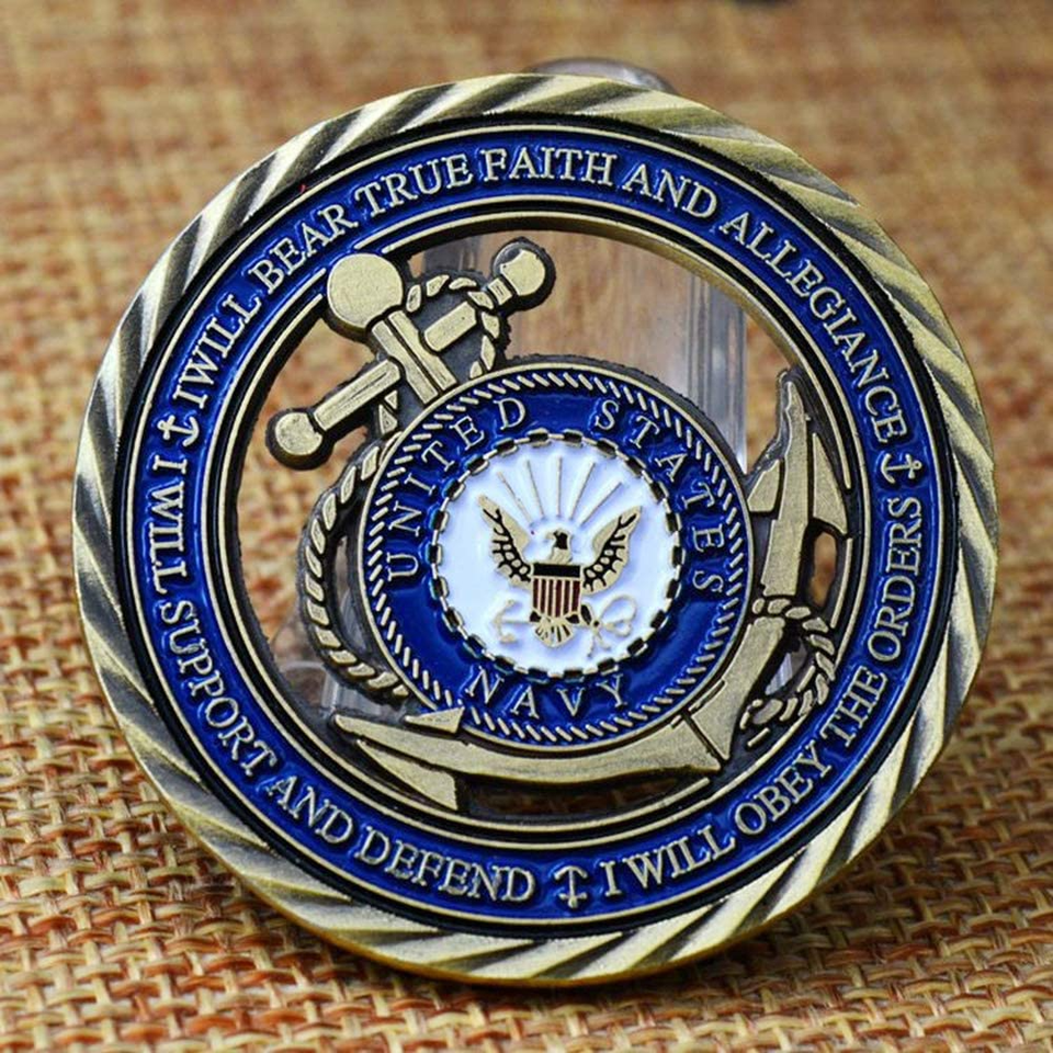 ✱Clearance Sale!!✱ U.S. Navy Core Values Challenge Coin Collector's Medallion!