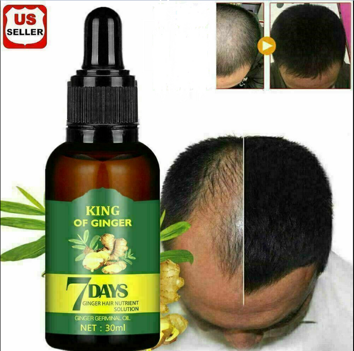 Regrow 7 Day Ginger Germinal Hair Growth Serum Hairdressing Oil Loss Treatment