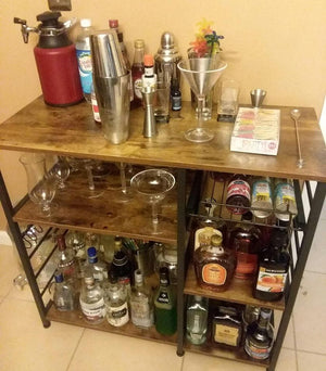 NEW 3 Tier Kitchen Bar Cart| Coffee Bar | Microwave Island