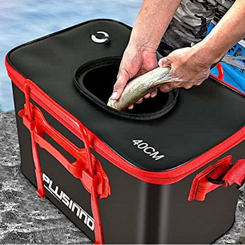 Fishing Bucket Foldable Bait Bucket Multifunctional Portable
