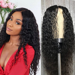 🔥50% SALE LIMITED TIME OFFER🔥AA Black Hair Front Wig Lace Women's Brazilian Human Long Curly Wavy Hair Wig