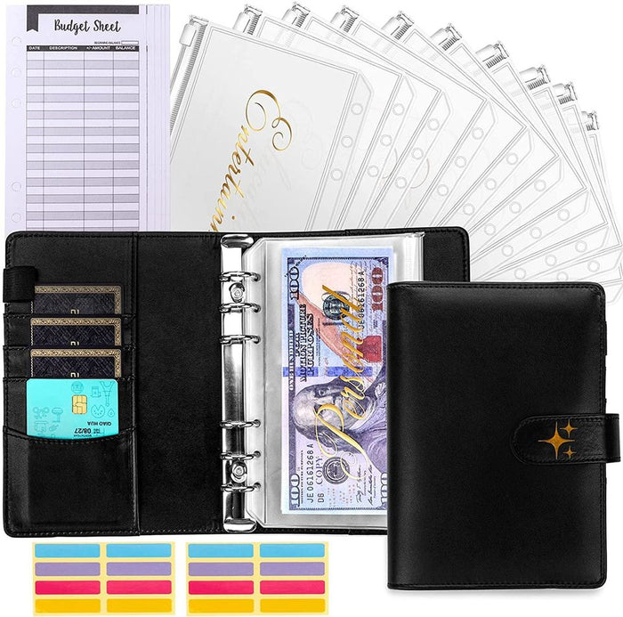 🌞🌞 Budget Binder with Cash Envelopes, Cash Envelopes for Budgeting, Money Organizer for Cash