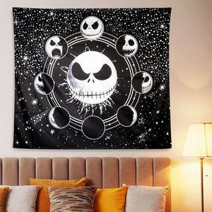 Black and White Tapestry, Tapestry Nightmare Before Christmas 51x59