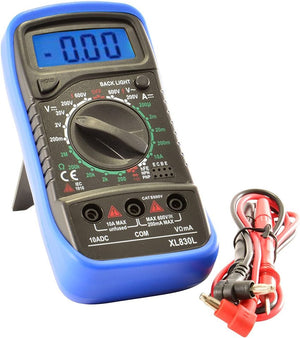Digital Multimeter AC DC Voltmeter Ammeter Ohmmeter Volt Tester Meter (XL830L)