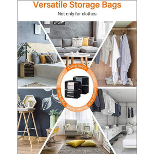 CLEARANCE!! 4-Pack Large Capacity Storage Bags Clothes Storage Bins Fabric Organizer 90L