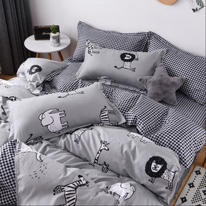 BRAND NEW! 3-pc Twin Size Duvet Cover Set (1 Duvet Cover+2 Pillowcases) Breathable Bedding