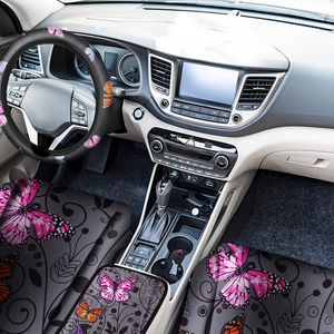 🔥Top RateD!🔥 10 PCS Car Seat Covers for Women Butterfly Car Accessories Women Universal Car Seat Covers