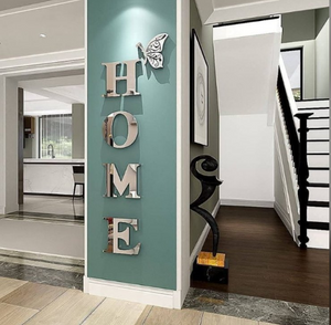 ���SALE�� 48" x 15.5" Home Sign Acrylic 3D Mirror Wall Décor Wall Decals Decorations Stickers Beautiful -NEW