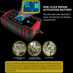 12/24V Car Jump Starter Booster Jumper Box Power Bank Battery Charger Portable