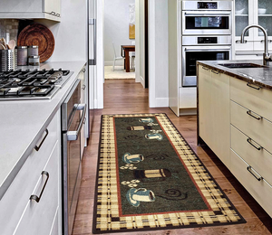 💯BRAND NEW-- Clearance Sale - Ottomanson Siesta Collection Kitchen Rug, 20" x 59", Coffee